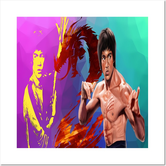 Movie Bruce Jeet Kune Do Bruce Dragon Legend Wall Art by Garmentcrooks